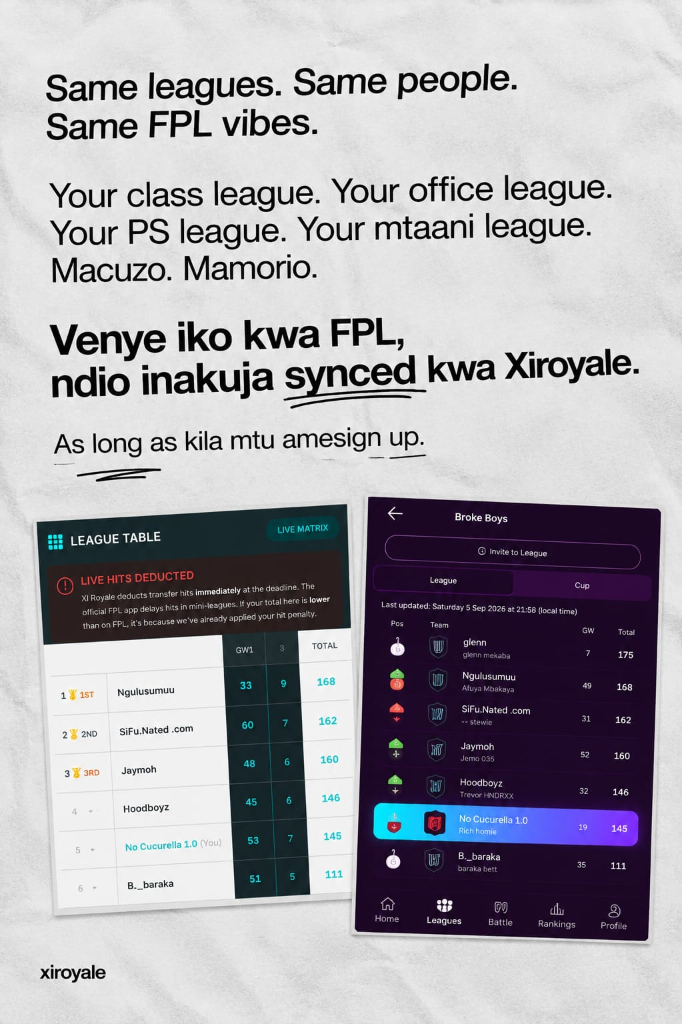 Same leagues. Same people.